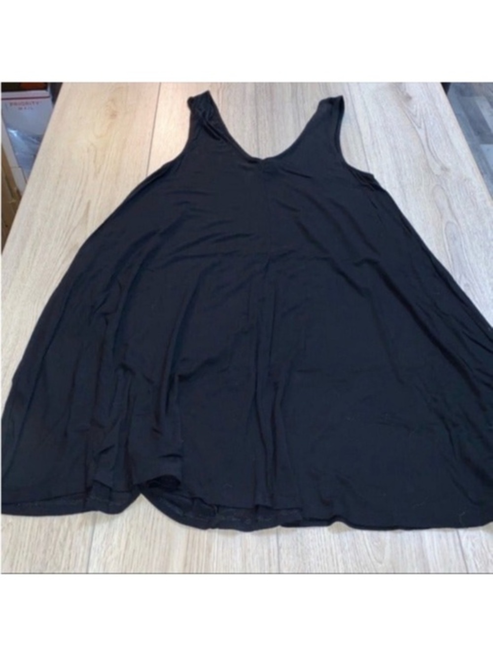 American Eagle Outfitters Black Flared Tank Top